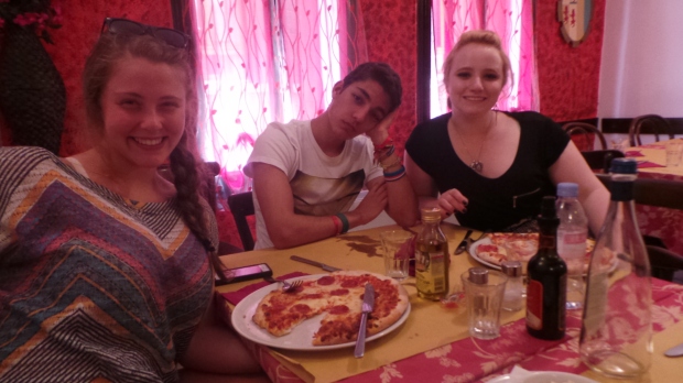 Italy, Venice - Lunch group (Leah, Haraldo, Milly)
